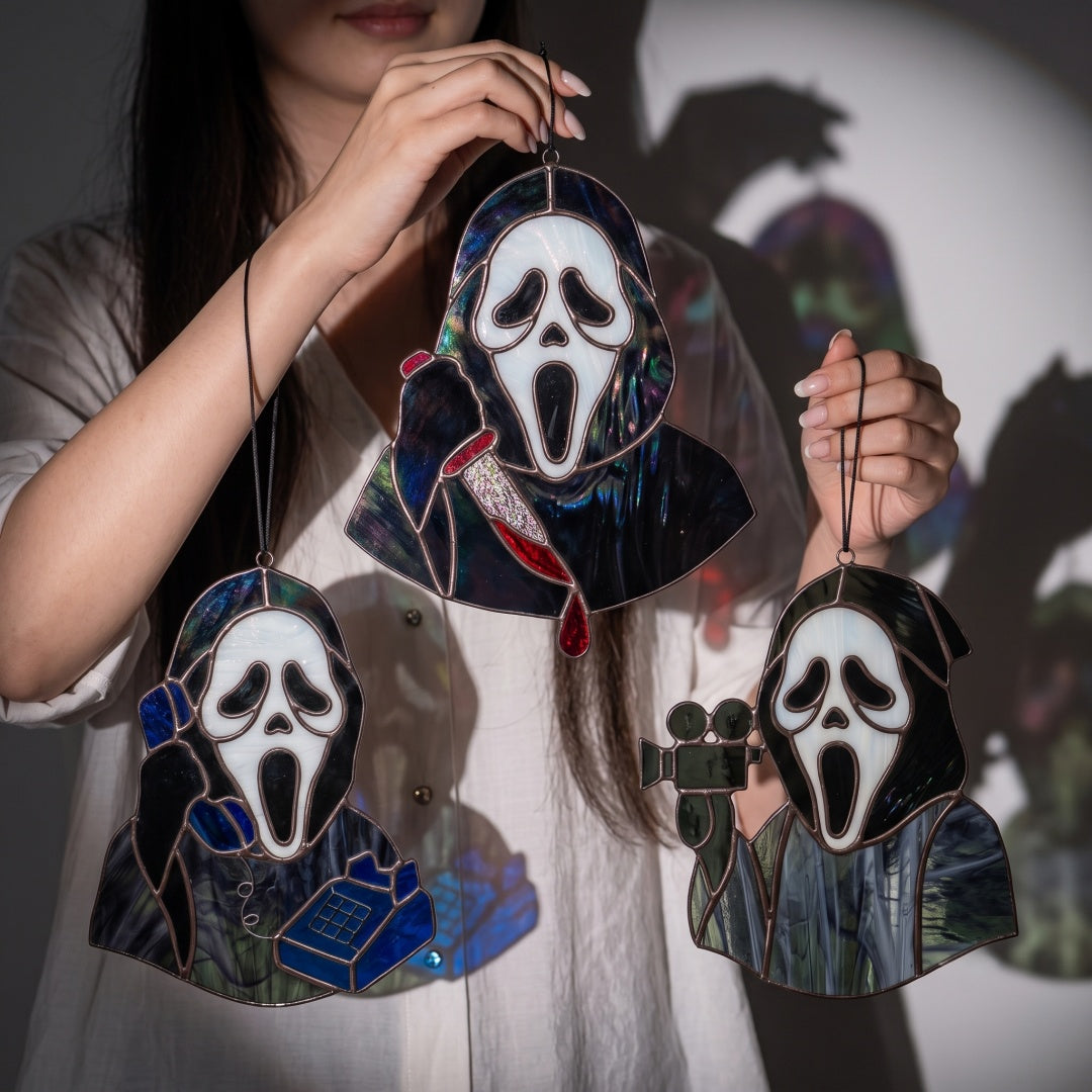 Scream Ghostface 3-Piece Suncatcher Set