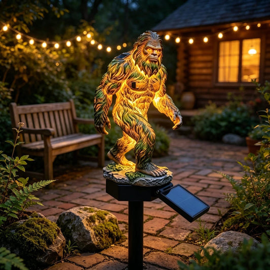 Bigfoot Solar Garden Statue Light – For Bigfoot & Wilderness Lovers