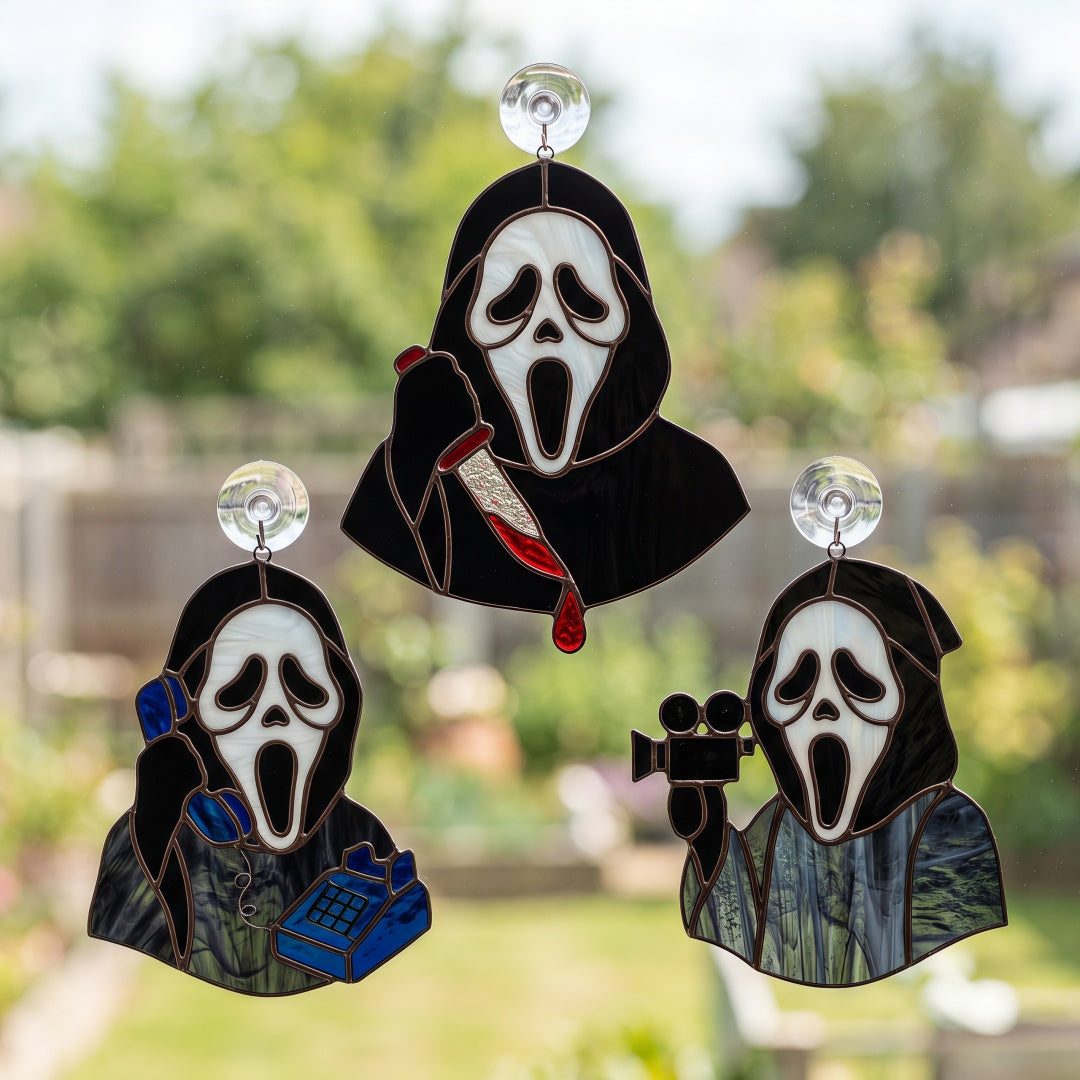 Scream Ghostface 3-Piece Suncatcher Set