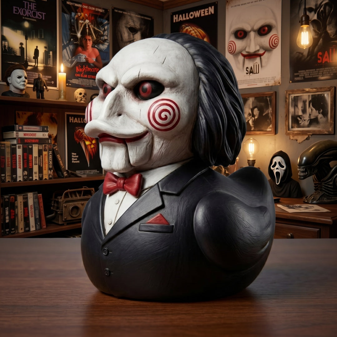SAW Billy Puppet Resin Duck – For Slasher Fans