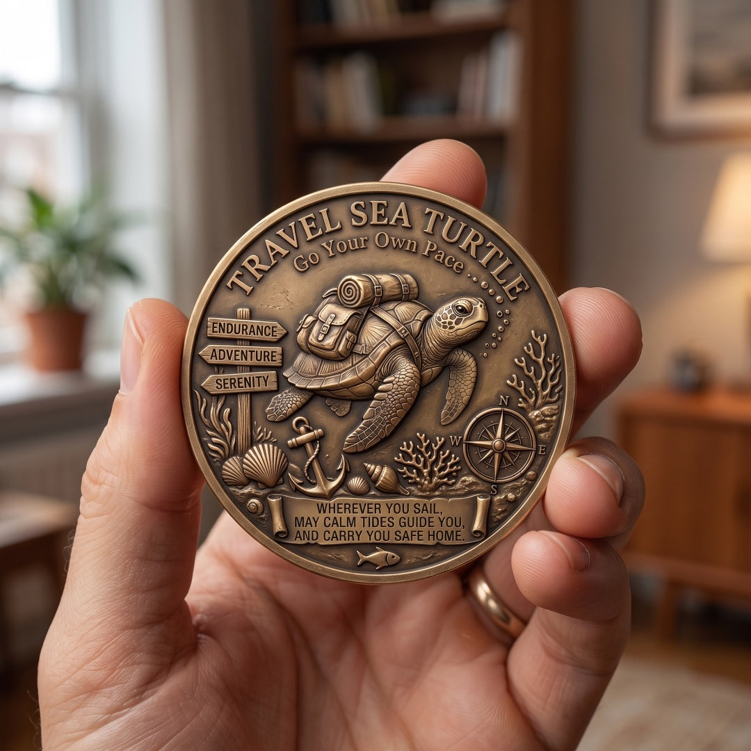 Travel Sea Turtl Coin