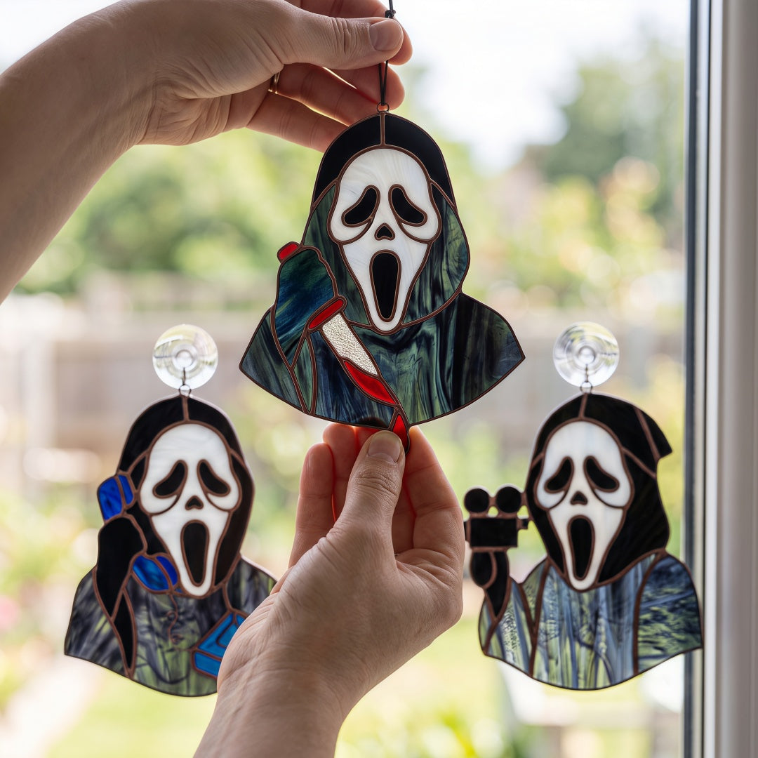 Scream Ghostface 3-Piece Suncatcher Set
