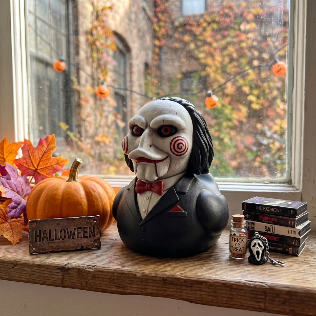 SAW Billy Puppet Resin Duck – For Slasher Fans