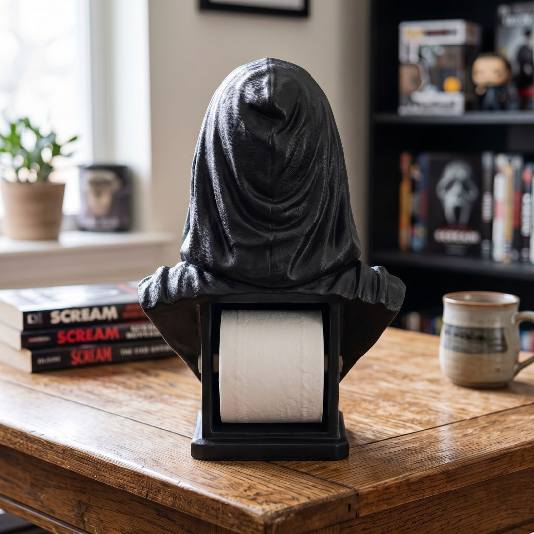 Scream Ghostface Bust Tissue Box Holder – For Slasher & Scream Fans