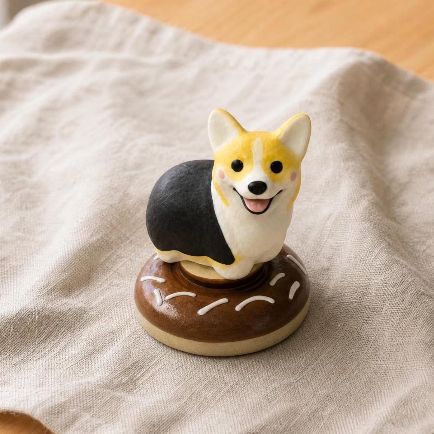 Cute Cat Spinning Desk Decor — Ceramic Fidget Toy