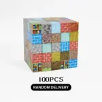 DIY 3D Magnetic Building Blocks Mine World Cube Magnet World Set For Boy Girl Kid Construction Stem Montessori Sensory Toys