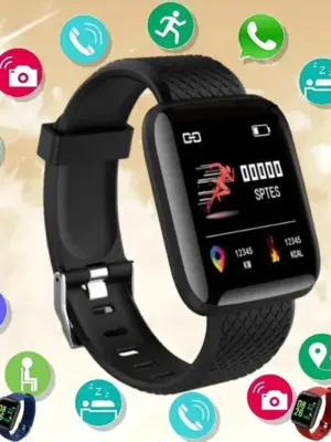 Multifunction Smart Watch For Men Women Kids Message Remind Music Control Sport Step Calories D13 Smartwatch Alarm Clock 116Plus